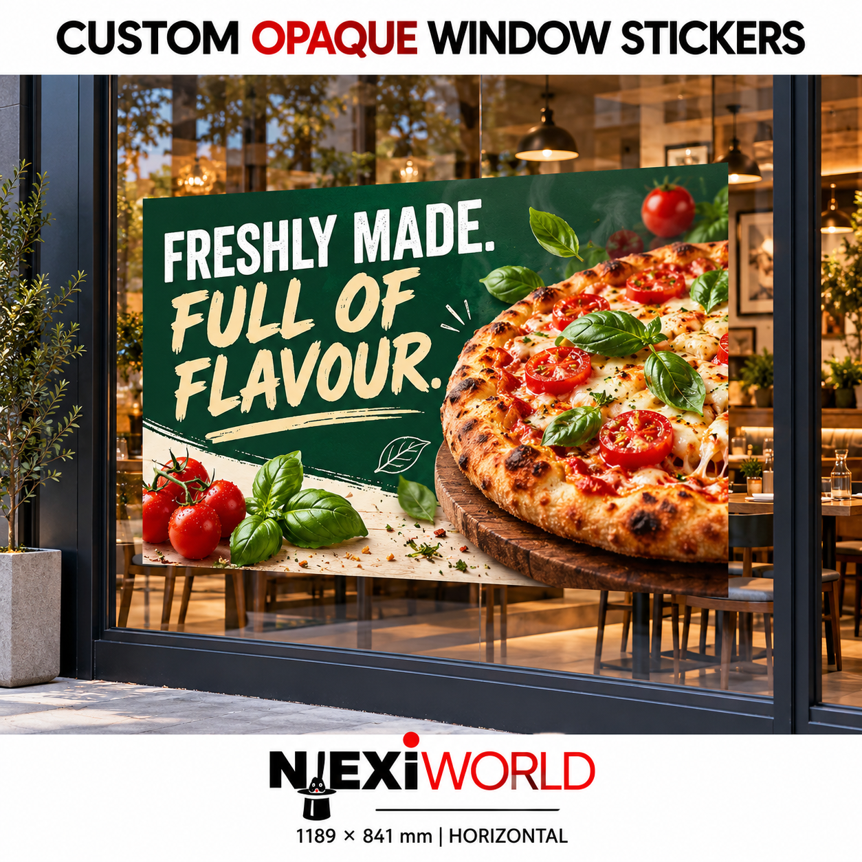 Custom window glass opaque Stickers