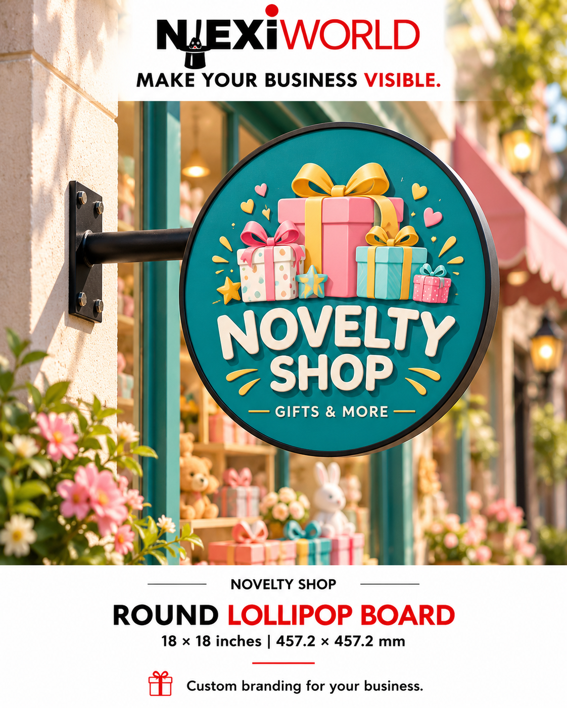 Double sided Lollipop board