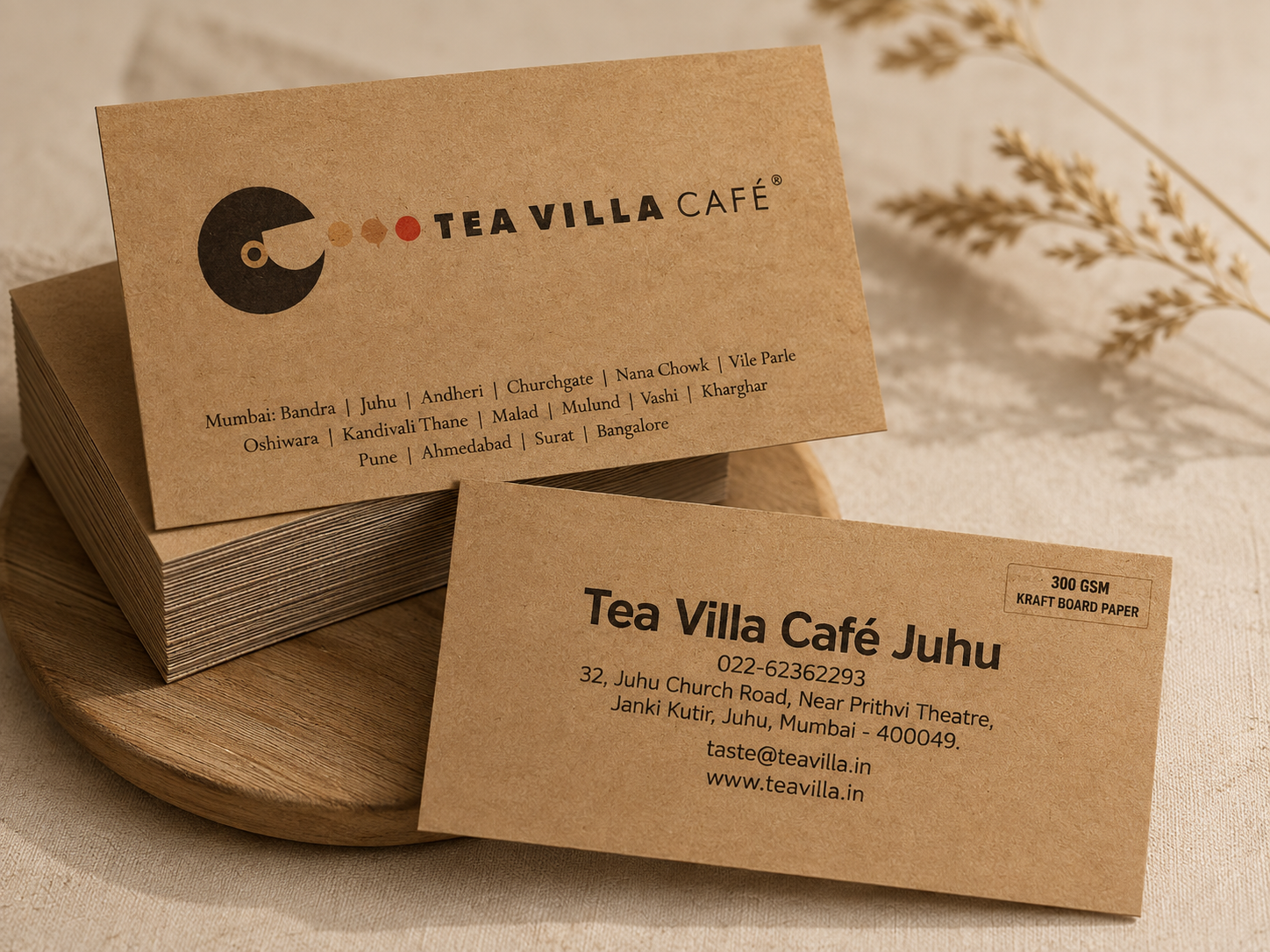 Kraft Business Cards